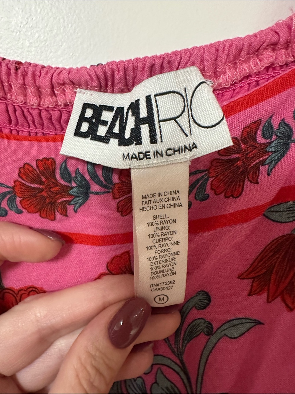 Beach Riot Hot Pink Floral Tie-Shoulder Maxi Dress - Picture 7 of 12